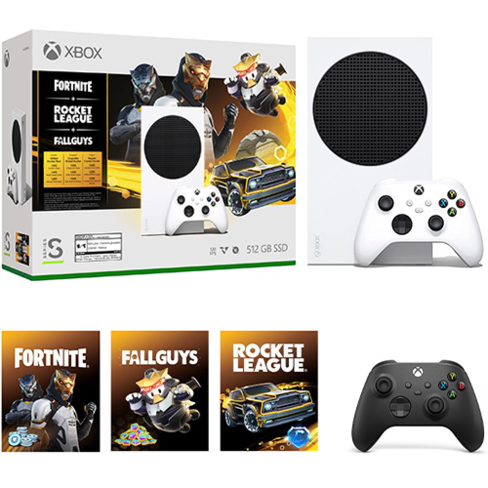 Xbox Series S Gilded Hunters Bundle + Xbox Wireless Controller Carbon Black